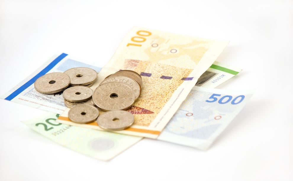 Danske pengesedler og mønter