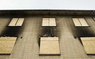 Brændte vinduer på Fartsøhthus Plejecenter