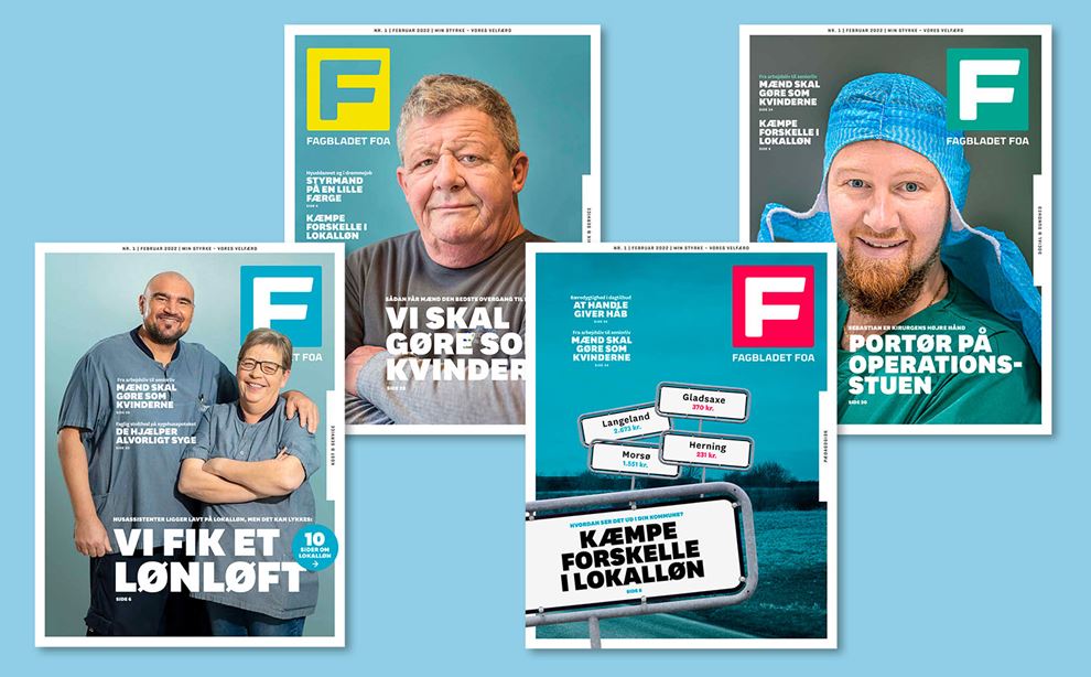 Forsider af Fagbladet FOA nr. 1/2022